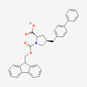 (2S,4R)-Fmoc-4-(4-phenylbenzyl)-pyrrolidine-2-carboxylic acid