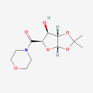 ((3aS,5R,6S,6aS)-6-hydroxy-2,2-dimethyltetrahydrofuro[2,3-d][1,3]dioxol-5-yl)(morpholino)methanone