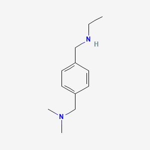 ({4-[(Ethylamino)methyl]phenyl}methyl)dimethylamine