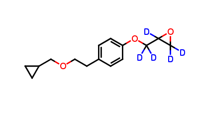 [[4-[2-(Cyclopropylmethoxy)ethyl]phenoxy]methyl]oxirane-d5