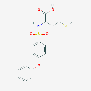 ((4-(o-Tolyloxy)phenyl)sulfonyl)methionine
