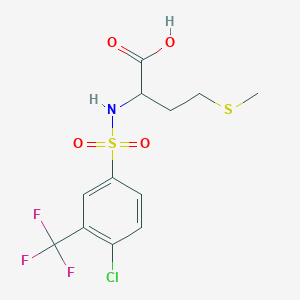 ((4-Chloro-3-(trifluoromethyl)phenyl)sulfonyl)methionine