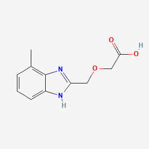 [(4-Methyl-1H-benzimidazol-2-yl)methoxy]-acetic acid