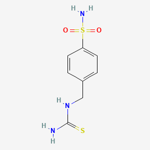 [(4-Sulfamoylphenyl)methyl]thiourea