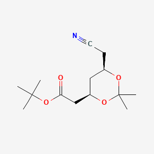(4R,6R)-6-(Cyanomethyl)-2,2-dimethyl-1,3-dioxane-4-acetic Acid 1,1-Dimethylethyl Ester