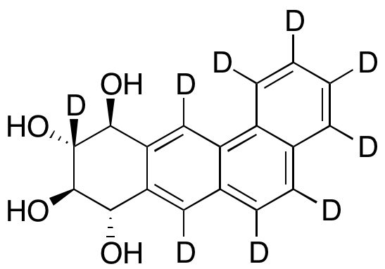 (8S,9R,10R,11S)-rel-8,9,10,11-Tetrahydrobenz[a]anthracene-8,9,10,11-tetrol-d9 (Major)