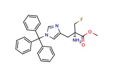 α-(Fuoromethyl)-1-trityl-DL-histidine Methyl Ester