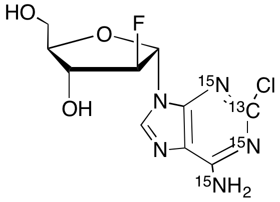 α-Clofarabine-15N3, 13C