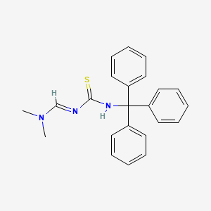 [(Dimethylamino)methylene](triphenylmethyl)-thiourea