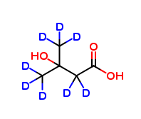 β-Hydroxyisovaleric Acid-d8