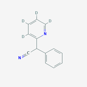 a-Phenyl-a-(2-pyridyl)acetonitrile-d4