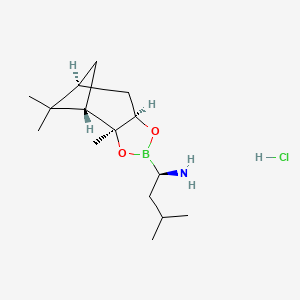 (αR)-(1S,2S,3R,5S)-Pinanediol-1-amino-3-methylbutane-1-boronate Hydrochloride