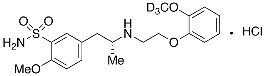 (R)-2'-O-Desethyl-2'-O-desmethyl Tamsulosin-D3 Hydrochloride (Impurity)