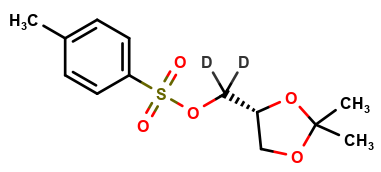 (R)-2,2-Dimethyl-1,3-dioxolan-4-ylmethyl-d2 p-Toluenesulfonate	