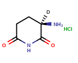 (R)-3-Amino(piperidine-3-d1 )-2,6-dione HCl