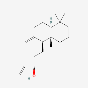 (αR,1S,4aS,8aS)-α-Ethenyldecahydro-α,5,5,8a-tetramethyl-2-methylene-1-napthalenepropanol