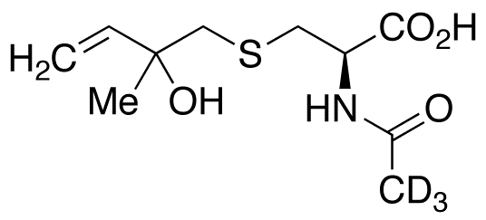 (R,S)-N-Acetyl-S-(2-hydroxy-2-methyl-3-buten-1-yl)-L-cysteine-d3 (90%)