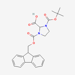 (R,S)-N-Fmoc-n’-boc-imidazolidine-2-carboxylic acid
