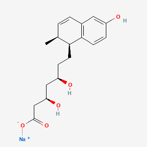 (ßR,dR,1S,2S)-1,2-Dihydro-ß,d,6-trihydroxy-2-methyl-1-naphthaleneheptanoic Acid Sodium Salt(Pravast