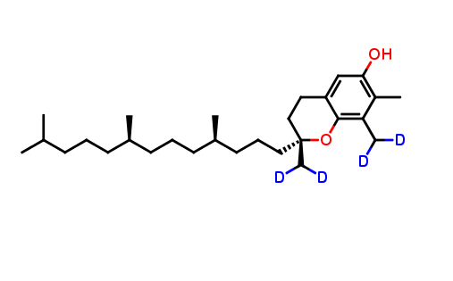 γ-Tocopherol-d4 (major)