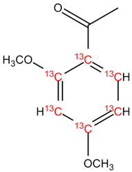 [U-Ring-13C6]-2',4'-Dimethoxyacetophenone