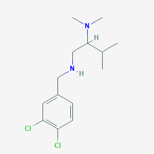 (1-{[(3,4-Dichlorophenyl)methyl]amino}-3-methylbutan-2-yl)dimethylamine