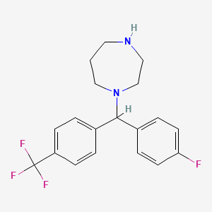 1-((4-Fluorophenyl)[4-(trifluoromethyl)phenyl]methyl)-1,4-diazepane