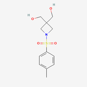 {1-[(4-Methylphenyl)sulfonyl]azetidine-3,3-diyl}dimethanol