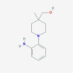 (1-(2-Aminophenyl)-4-methylpiperidin-4-yl)methanol