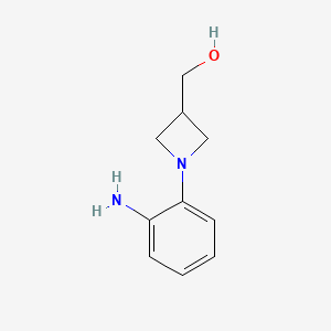 (1-(2-Aminophenyl)azetidin-3-yl)methanol