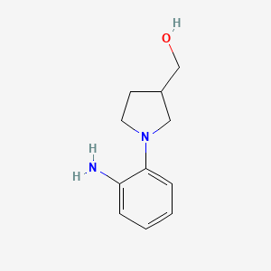 (1-(2-Aminophenyl)pyrrolidin-3-yl)methanol