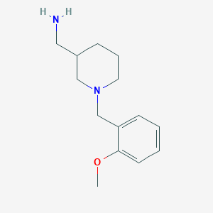 (1-(2-Methoxybenzyl)piperidin-3-yl)methanamine