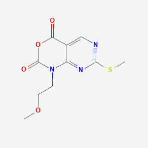 1-(2-Methoxyethyl)-7-(methylthio)-1H-pyrimido-[4,5-d][1,3]oxazine-2,4-dione