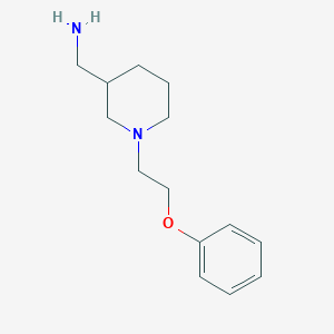 (1-(2-Phenoxyethyl)piperidin-3-yl)methanamine