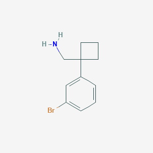 (1-(3-Bromophenyl)cyclobutyl)methanamine