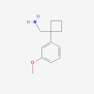 (1-(3-Methoxyphenyl)cyclobutyl)methanamine