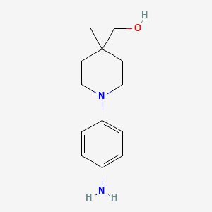(1-(4-Aminophenyl)-4-methylpiperidin-4-yl)methanol