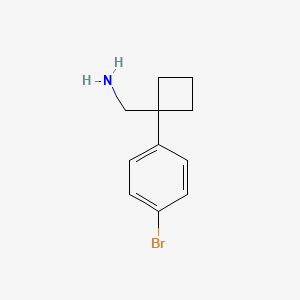 (1-(4-Bromophenyl)cyclobutyl)methanamine