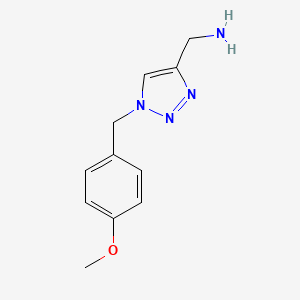 (1-(4-Methoxybenzyl)-1H-1,2,3-triazol-4-YL)methanamine