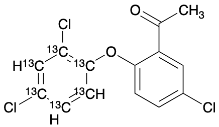 1-[5-Chloro-2-(2,4-dichlorophenoxy-13C6)phenyl]ethanone