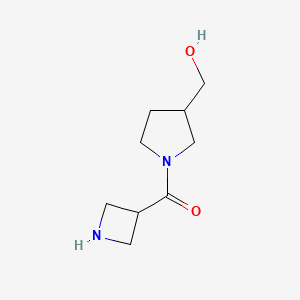 [1-(Azetidine-3-carbonyl)pyrrolidin-3-yl]methanol