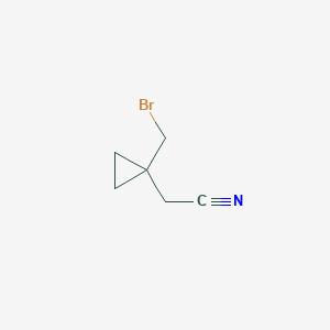 [1-(Bromomethyl)cyclopropyl]acetonitrile