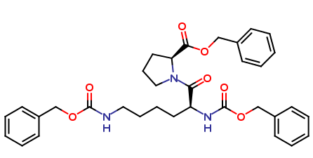 1-[N2,N6-Bis[(phenylmethoxy)carbonyl]-L-lysyl]-L-proline Phenylmethyl Ester