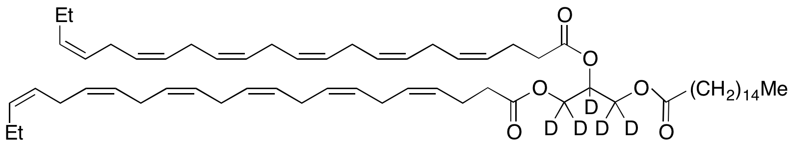 1,2-Didocosahexaenoyl-3-palmitoyl Glycerol-d5