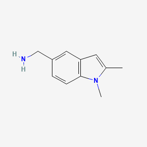 (1,2-Dimethylindol-5-yl)methanamine