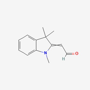 (1,3,3-Trimethyl-1,3-dihydro-indol-2-ylidene)-acetaldehyde