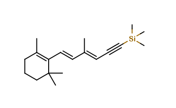 1,3,3-Trimethyl-2-[(1E,3E)-3-methyl-6-(trimethylsilyl)-1,3-hexadien-5-yn-1-yl]-cyclohexene