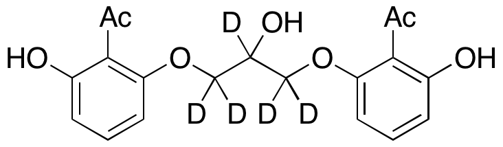 1,3-Bis(2-acetyl-3-hydroxyphenoxy)-2-hydroxypropane-D5