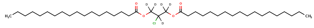1,3-Distearoyl-2-chloropropanediol-d5 (Major)