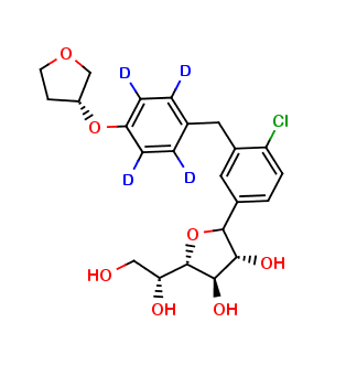 1,4-Anhydro-1,5-dihydroxy-3-epi-Empagliflozin D4